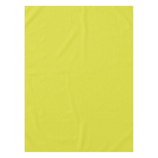 Helderneongeel groen getextureerd tafelkleed (Voorkant)