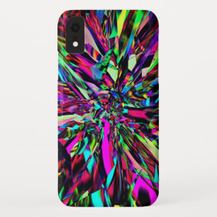 Helderneonkleurendruk iPhone/iPad draagtas iPhone XR Hoesje