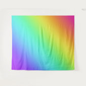 Helderregenbooggradiënt Wandkleed (Voorkant (horizontaal))