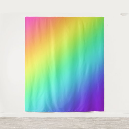 Helderregenbooggradiënt Wandkleed (Voorkant)