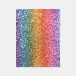 Helderregenboogliter Fleece Deken