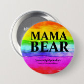 Helderregenboogserendipitydodah-Button Ronde Button 7,6 Cm (Voorkant /achterkant)