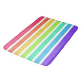 Helderregenboogstrepen Badmat (Gekanteld)