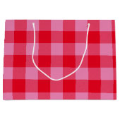 Helderrode en roze buffelplaat-Valentijn Groot Cadeauzakje (Voorkant)