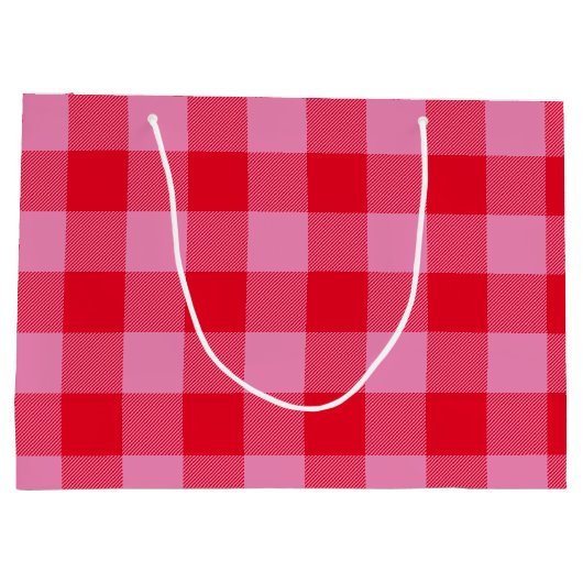 Helderrode en roze buffelplaat-Valentijn Groot Cadeauzakje (Achterkant)