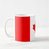 Helderrode esdoornblad Canada-vlag Koffiemok (Links)