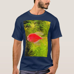 Helderrode goudvis t-shirt