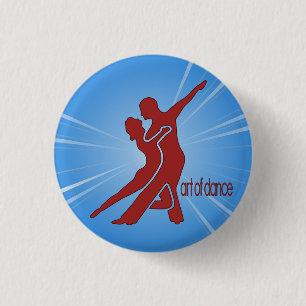 Helderrode Logo ronde Button