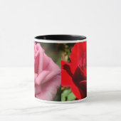 Helderrode rode rozenbloem mooie Floral Mok (Midden)