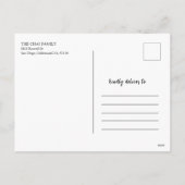 Helderrode vuurwerkbloesem Chinesische kalligrafie Feestdagenkaart (Achterkant)