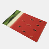 Helderrode Waterverf Watermeloen Deurmat (Schuin)