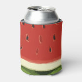 Helderrode Waterverf watermeloen koeler (Blikje Voorkant)