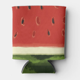 Helderrode Waterverf watermeloen koeler