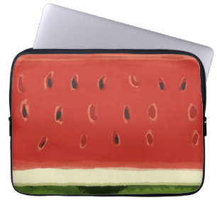 Helderrode Waterverf Watermelon Electronics Bag Laptop Sleeve