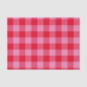 Helderrood en roze buffelplaat tissuepapier (Voorkant)