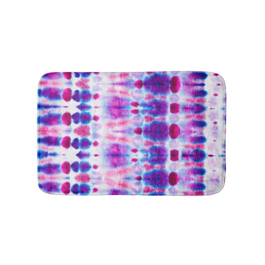 Helderrood Geel Abstracte Kunst Badmat (Voorkant)