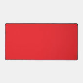 Helderrood Solid Color Desk Mat (Voorkant)
