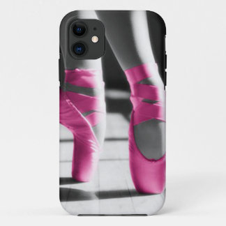 Helderroze balletschoenen iPhone 11 hoesje