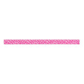 Helderroze dashing Grosgrain lint (Voorkant)