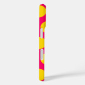 Helderroze en goudpokkendots Case-Mate iPhone case (Achterkant / Rechts)