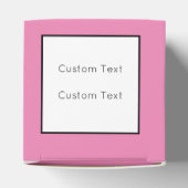 Helderroze en zwarte Hangover-hulpkit Bedankdoosjes (Bovenkant)