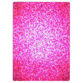 Helderroze glitterklembord klembord (Achterkant)