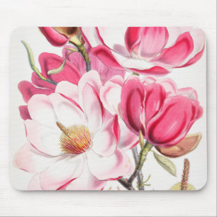 Helderroze Magnolia Muismat