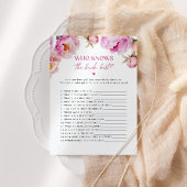 Helderroze pioen Wie kent de bruid beste kaart