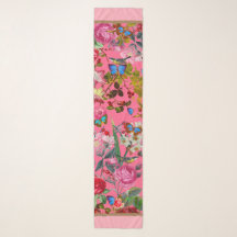 Helderroze  Roos Garden Chiffon