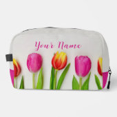 Helderroze tulpen toilettasje (Voorkant)