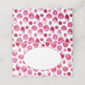 Helderroze Waterverf Blossom Wedding (Buitenkant ongevouwen)