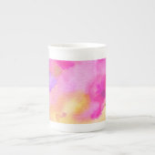 Helderroze Waterverf Mok (Voorkant)