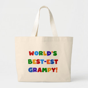 Helderste kleuren - T-shirts met de beste grijze k Grote Tote Bag