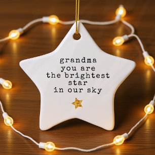 Helderste Star Memorial liefdevolle herinnering Keramisch Ornament
