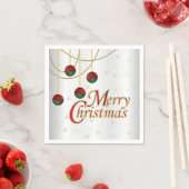 Helderwitte kerst servetten (Insitu)