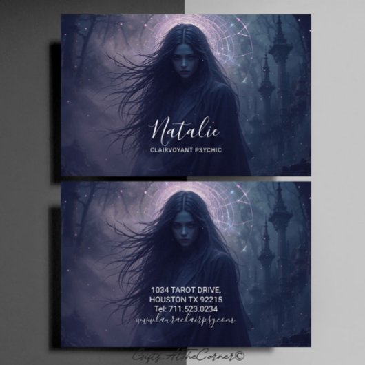 helderziend medium visitekaartje