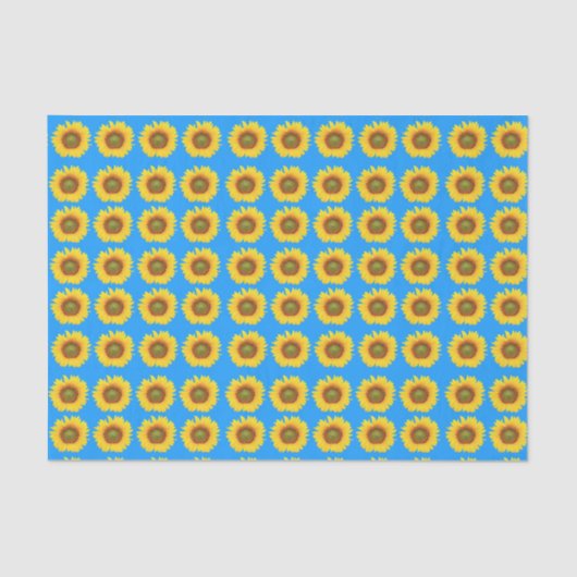 Helderzonnebloem Tissuepapier (Voorkant)