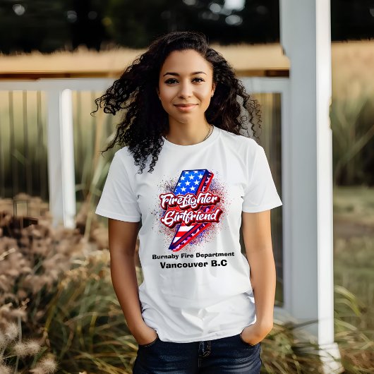 Heldhaftige brandweerembleem t-shirt