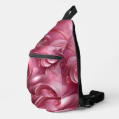 HELDROZE ABSTRACTE KRULLEN SLING BAG (Rechterhoek)
