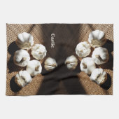 Hele handschoenen Witte knoflook Theedoek (Horizontaal)