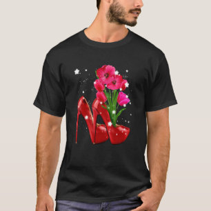 Hele-hiel-damesschoenen voor de avondpartij t-shirt