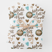 Hele Latt Met Love Inpakpapier Vellen (In situ)