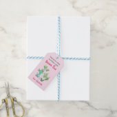 Hele Llama Fun - Llama Party Roze Dank u Labels Cadeaulabel (Met Touw)