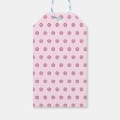 Hele Llama Fun - Llama Party Roze Dank u Labels Cadeaulabel (Achterkant)