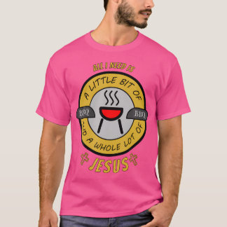 Hele partij van Jesus Summer BBQ Chef Church Party T-shirt