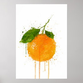 Hele Sinaasappel Vrucht Poster