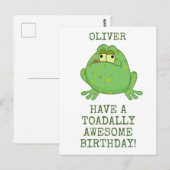 Helemaal Awesome Verjaardag Briefkaart (Voorkant / Achterkant)