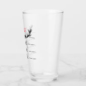 Helemaal Blitzen Christmas Cheer Bierglas Glas (Links)