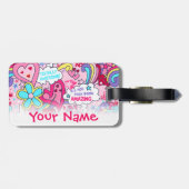 Helemaal gaaf bagagelabel (Achterkant horizontaal)