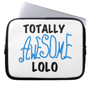 Helemaal Geweldige Lolo Blue Cadeaus Laptop Sleeve